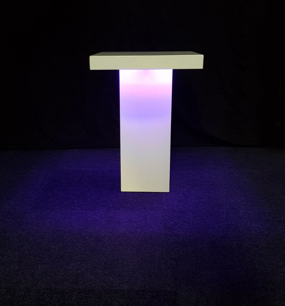 Statafel zuil incl. RGB LED